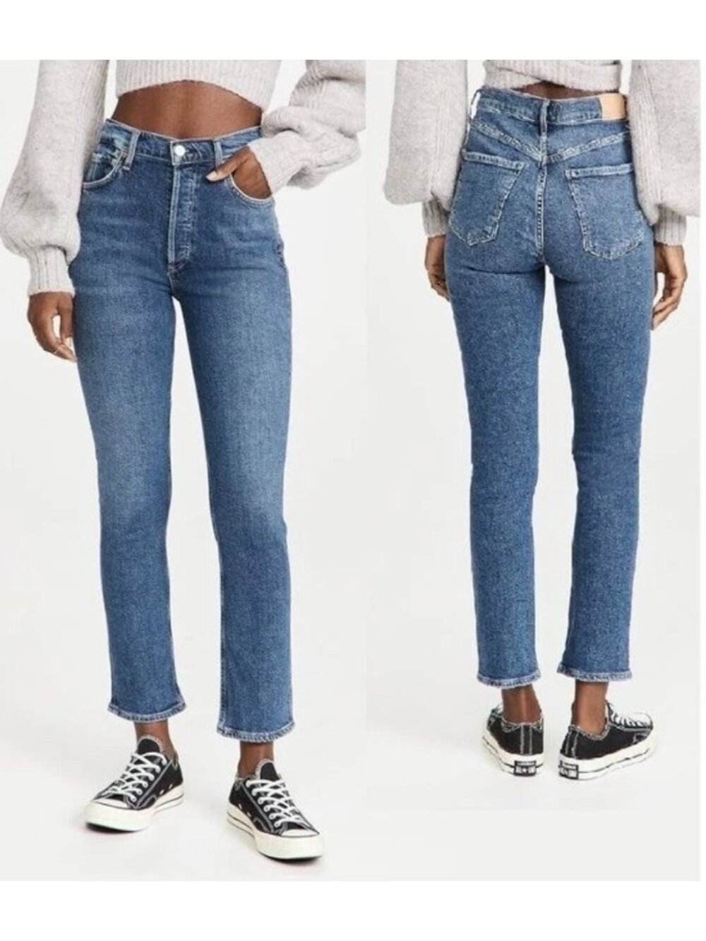 Citizens of Humanity Premium Charlotte Straight Leg Jeans Womens 26 Dark Blue